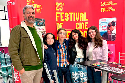 Tercer premio en el concurso de cortos en alemán