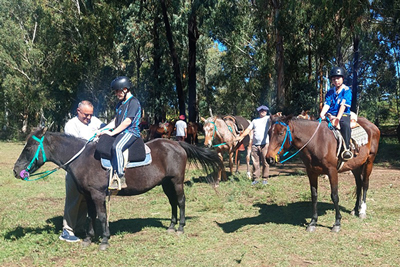 Zeltlager der 8. Klasse in Los Reartes