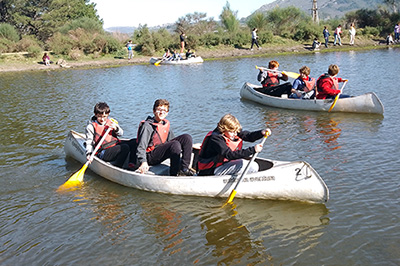 Campamento de primer año en la localidad de Tandil